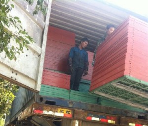 slatted floor export